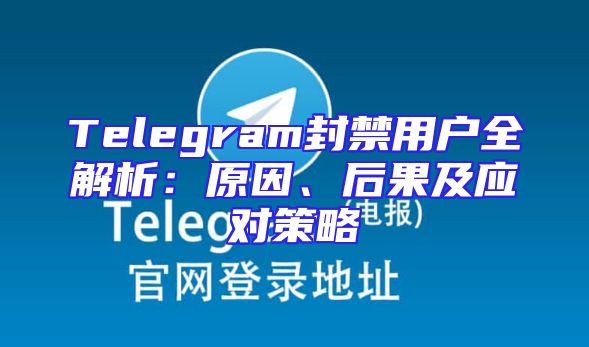 Telegram封禁用户全解析：原因、后果及应对策略