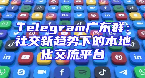 Telegram广东群：社交新趋势下的本地化交流平台