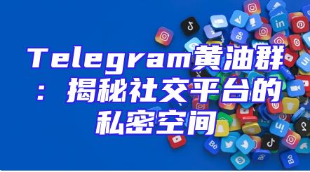 Telegram黄油群：揭秘社交平台的私密空间