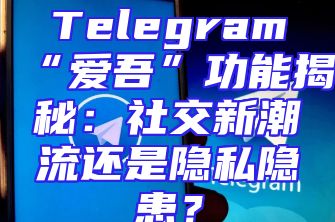 Telegram“爱吾”功能揭秘：社交新潮流还是隐私隐患？