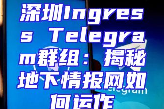 深圳Ingress Telegram群组：揭秘地下情报网如何运作