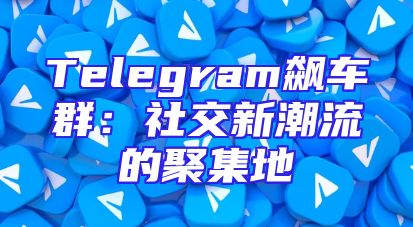 Telegram飙车群：社交新潮流的聚集地