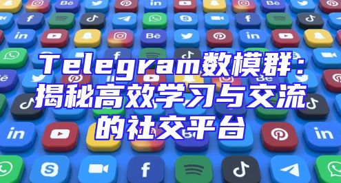 Telegram数模群：揭秘高效学习与交流的社交平台