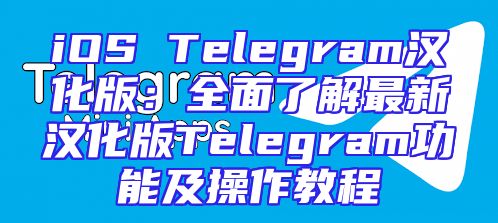 iOS Telegram汉化版：全面了解最新汉化版Telegram功能及操作教程
