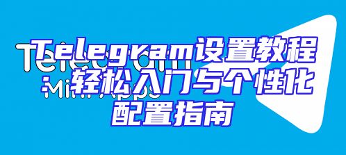 Telegram设置教程：轻松入门与个性化配置指南