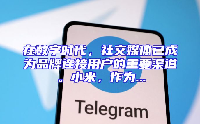 在数字时代，社交媒体已成为品牌连接用户的重要渠道。小米，作为...