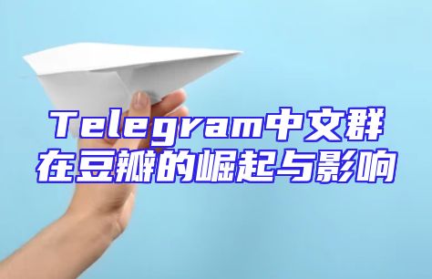 Telegram中文群在豆瓣的崛起与影响
